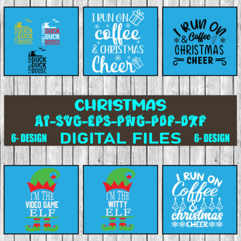 Christmas SVG Design Bundle Vol-48 cover image.