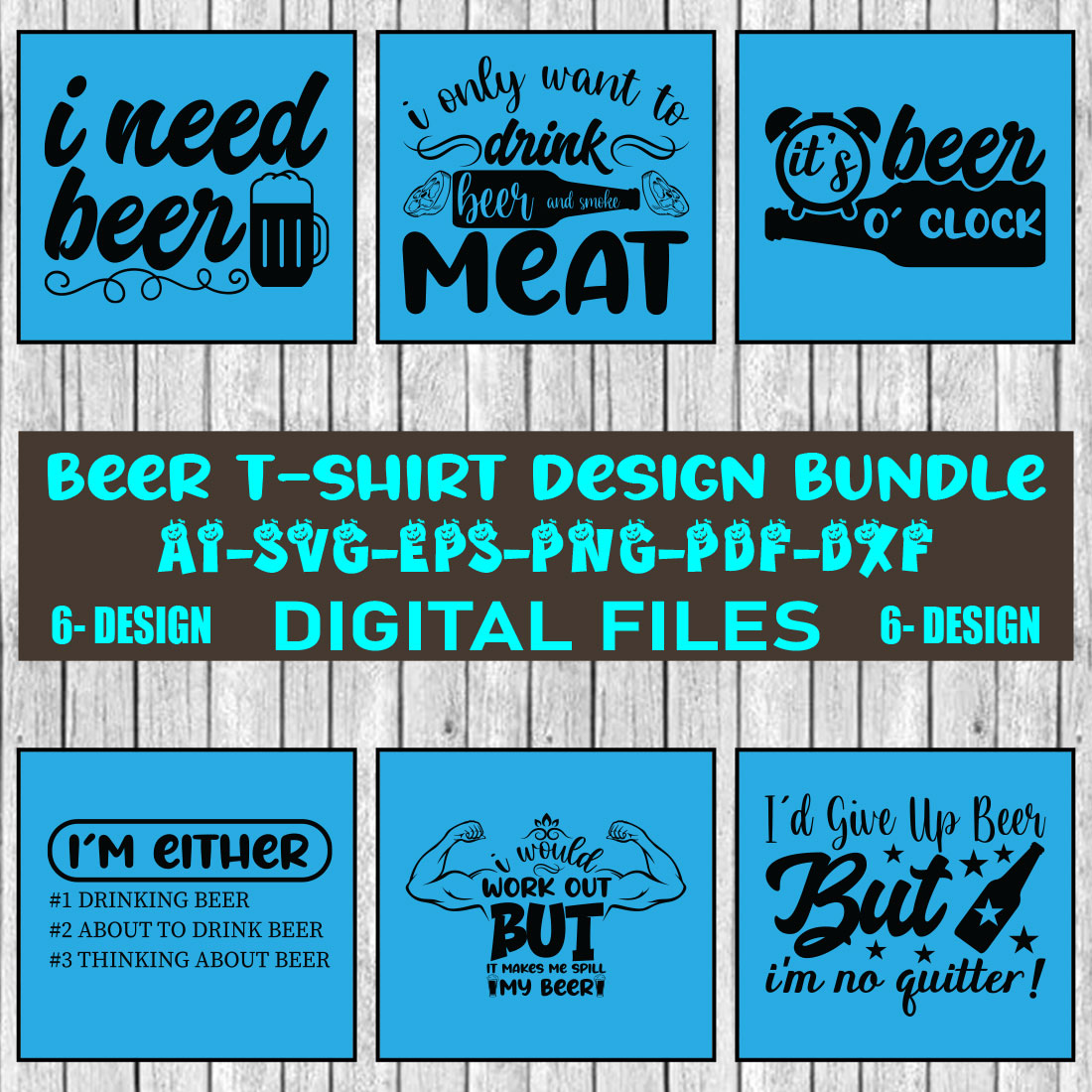 Beer T-shirt Design Bundle Vol-3 cover image.