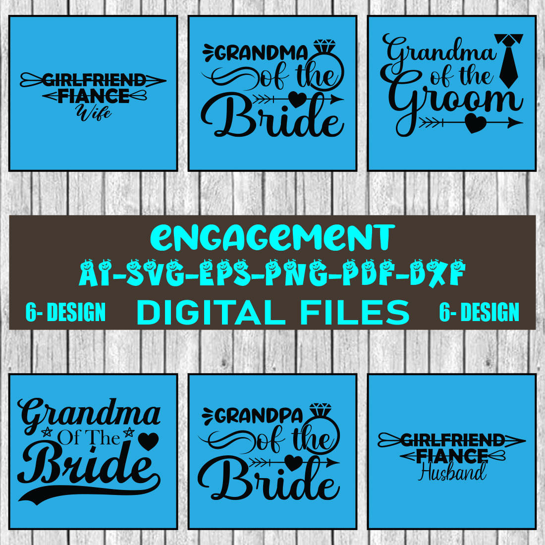 Engagement SVG Design Bundle Vol-05 cover image.