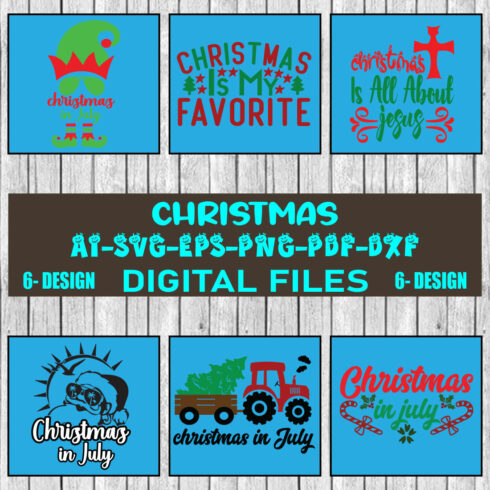 Christmas SVG Bundle Merry Christmas Svg Christmas Svg Christmas Ornaments svg Winter Svg Funny Christmas Bundle svg Vol-05 cover image.