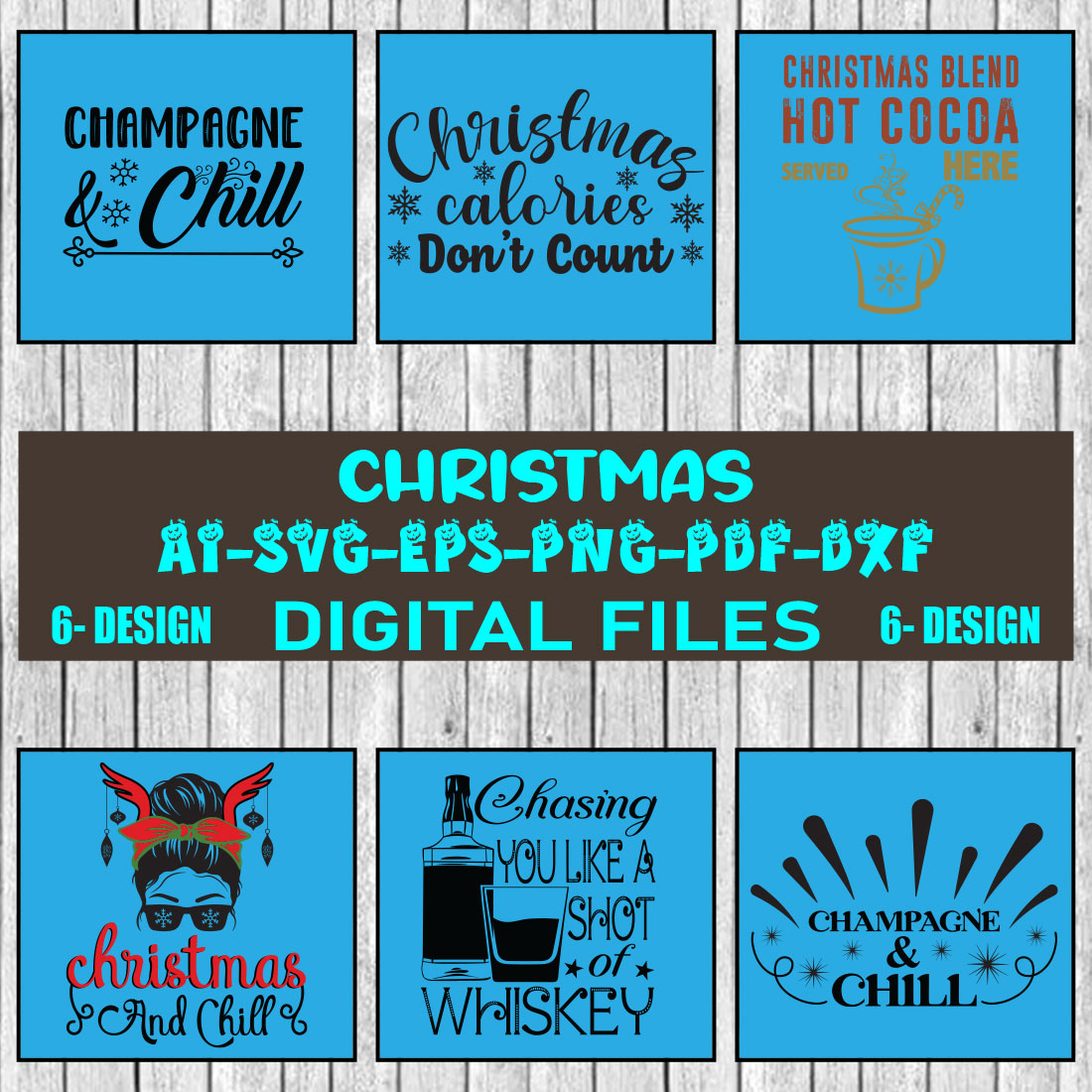 Christmas SVG Bundle Merry Christmas Svg Christmas Svg Christmas Ornaments svg Winter Svg Funny Christmas Bundle svg Vol-01 cover image.