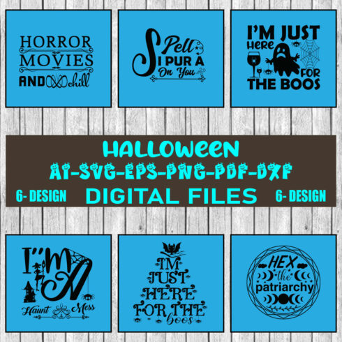 Halloween SVG Design Bundle Vol-24 cover image.