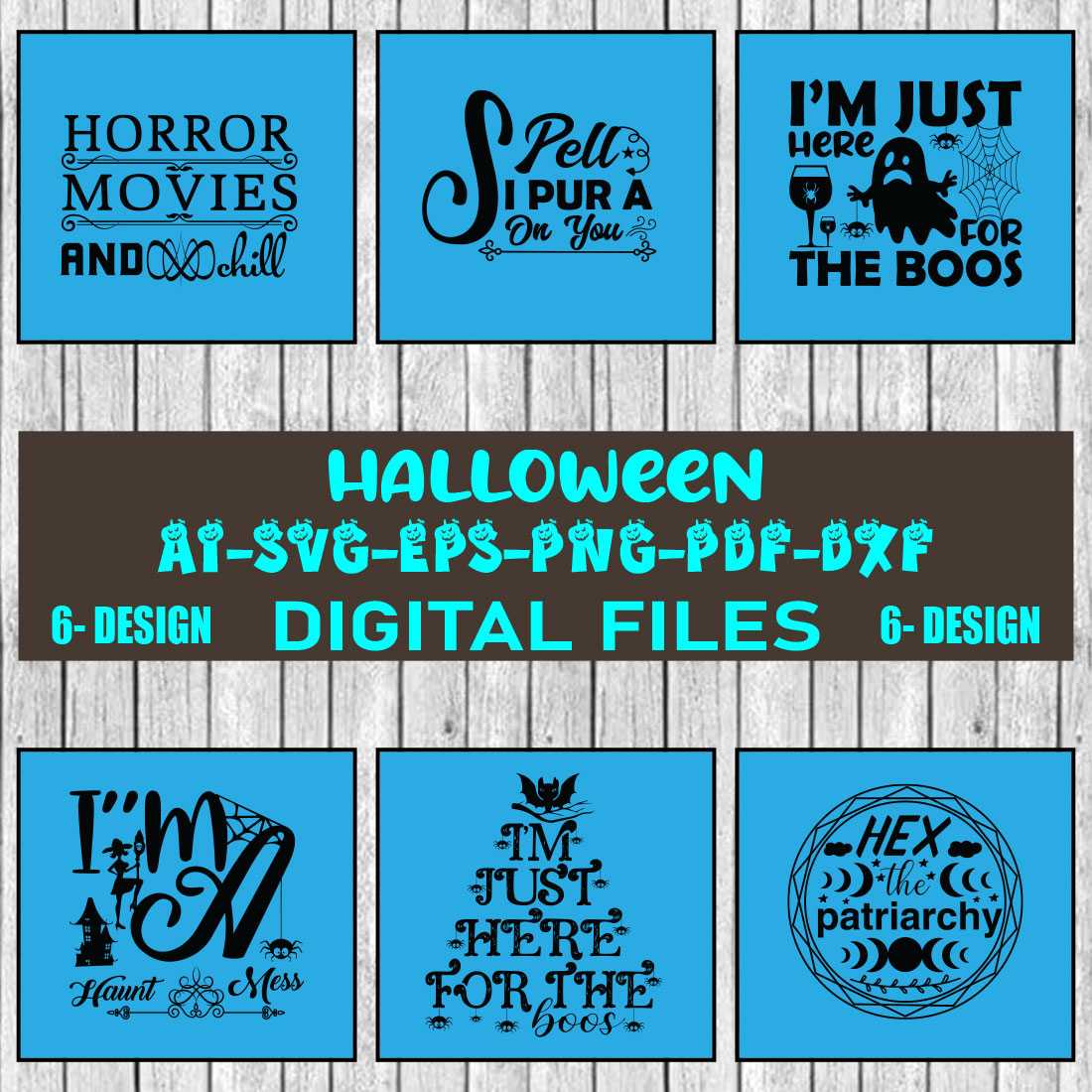 Halloween SVG Design Bundle Vol-24 cover image.