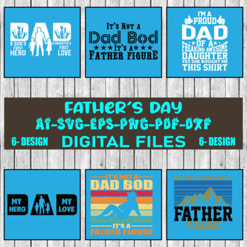 Father Day SVG Design Bundle Vol-08 cover image.