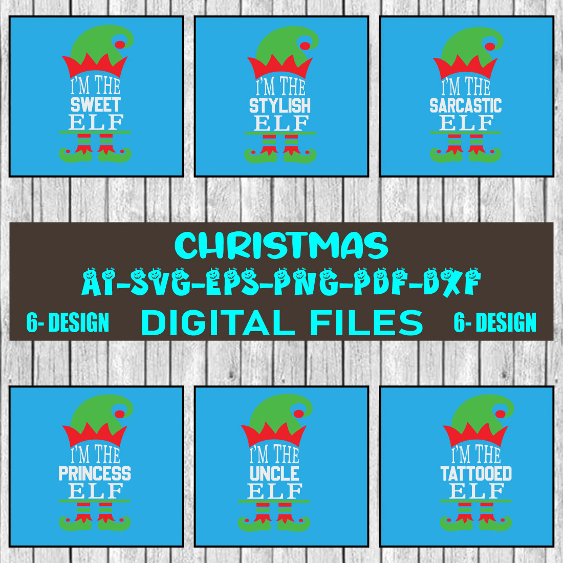 Christmas SVG Design Bundle Vol-47 cover image.