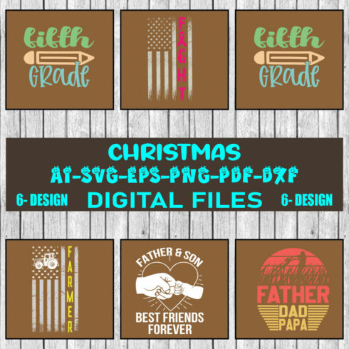 Christmas SVG Design Bundle Vol-10 cover image.