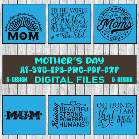 Mother's Day SVG Files Vol-04 cover image.