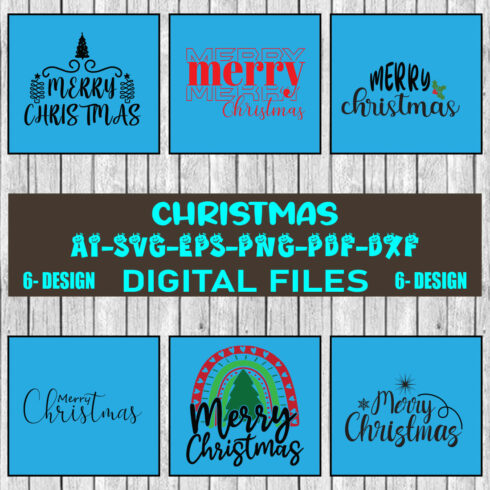 Christmas SVG Design Bundle Vol-78 cover image.