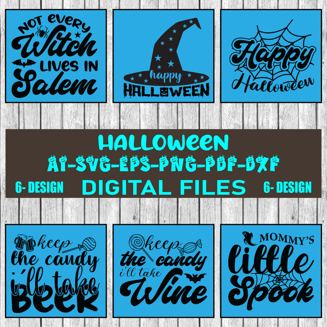 Halloween SVG Design Bundle Vol-37 cover image.