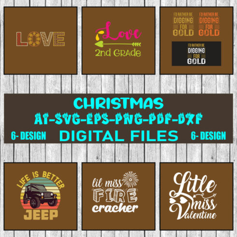 Christmas SVG Design Bundle Vol-16 cover image.