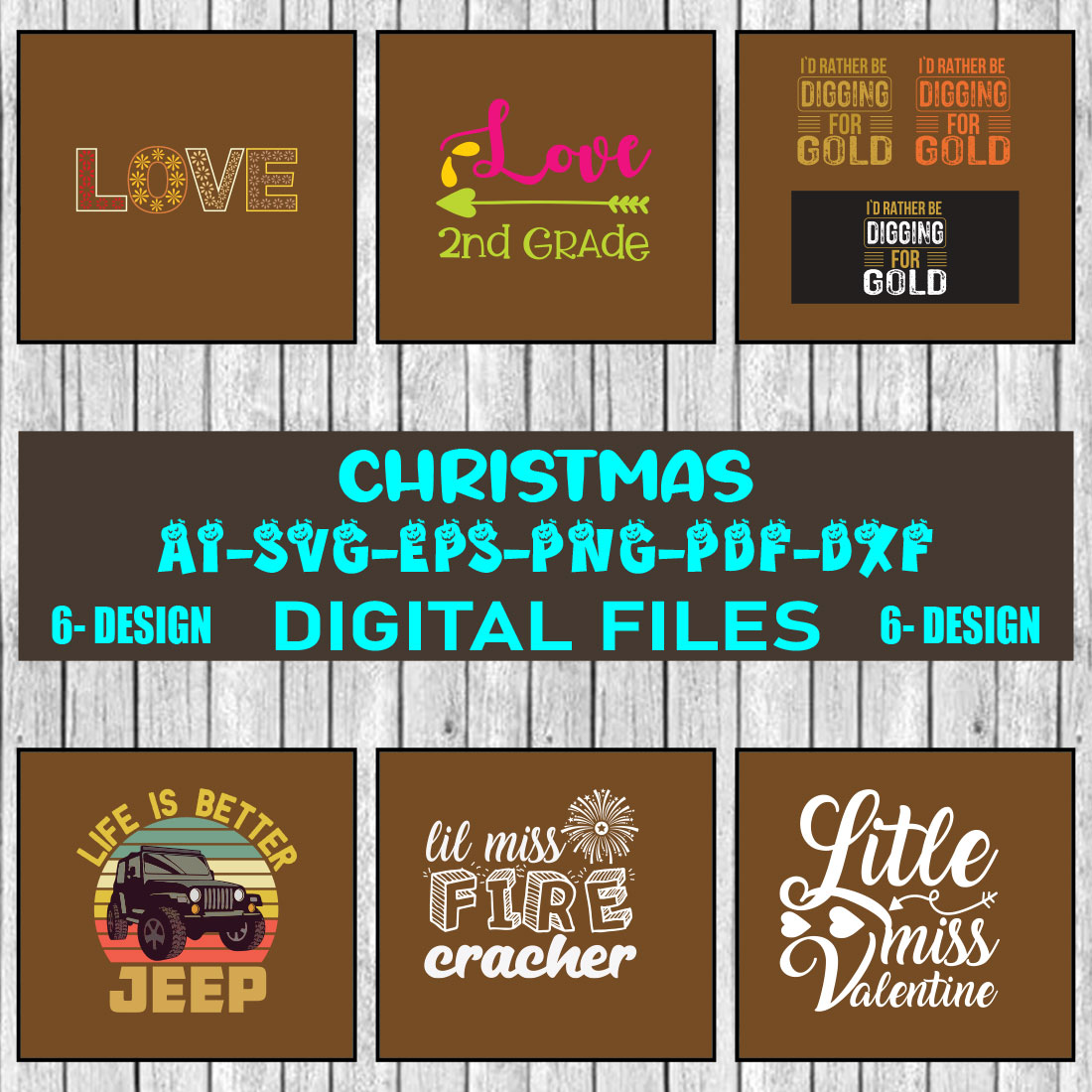 Christmas SVG Design Bundle Vol-16 cover image.