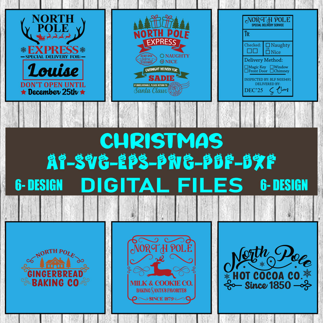 Christmas SVG Design Bundle Vol-85 cover image.