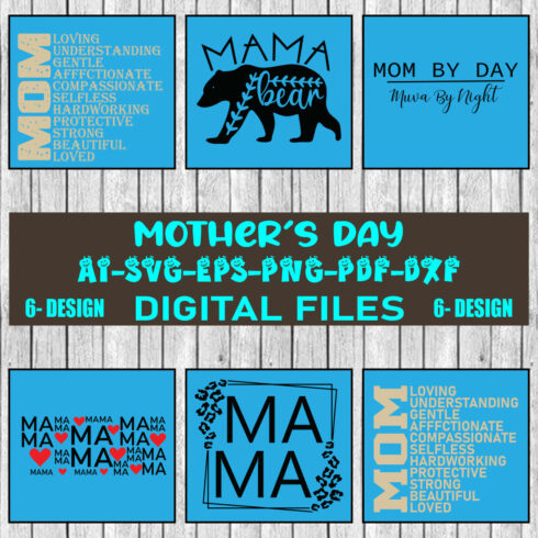 Mother's Day SVG Design Bundle Vol-03 cover image.