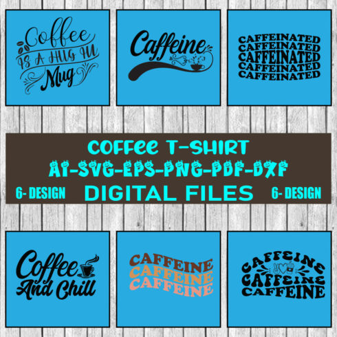 Coffee T-shirt Design Bundle Vol-2 cover image.