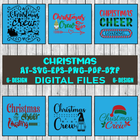 Christmas SVG Bundle Merry Christmas Svg Christmas Svg Christmas Ornaments svg Winter Svg Funny Christmas Bundle svg Vol-02 cover image.