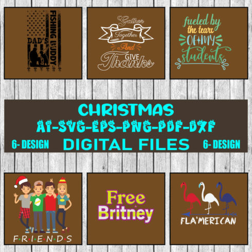 Christmas SVG Design Bundle Vol-12 cover image.