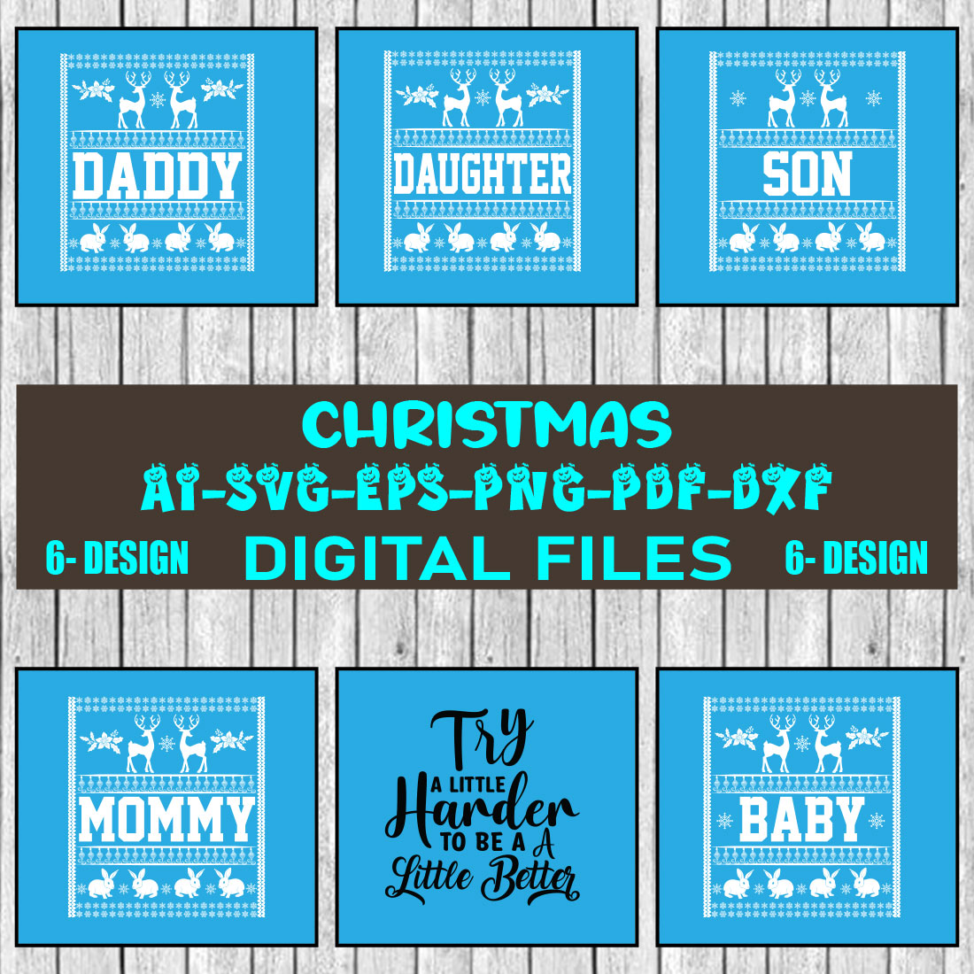 Christmas SVG Design Bundle Vol-67 cover image.