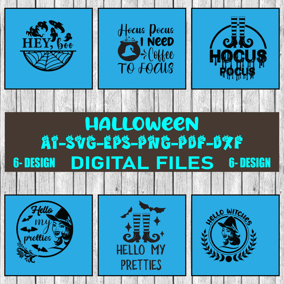 Halloween SVG Design Bundle Vol-03 cover image.