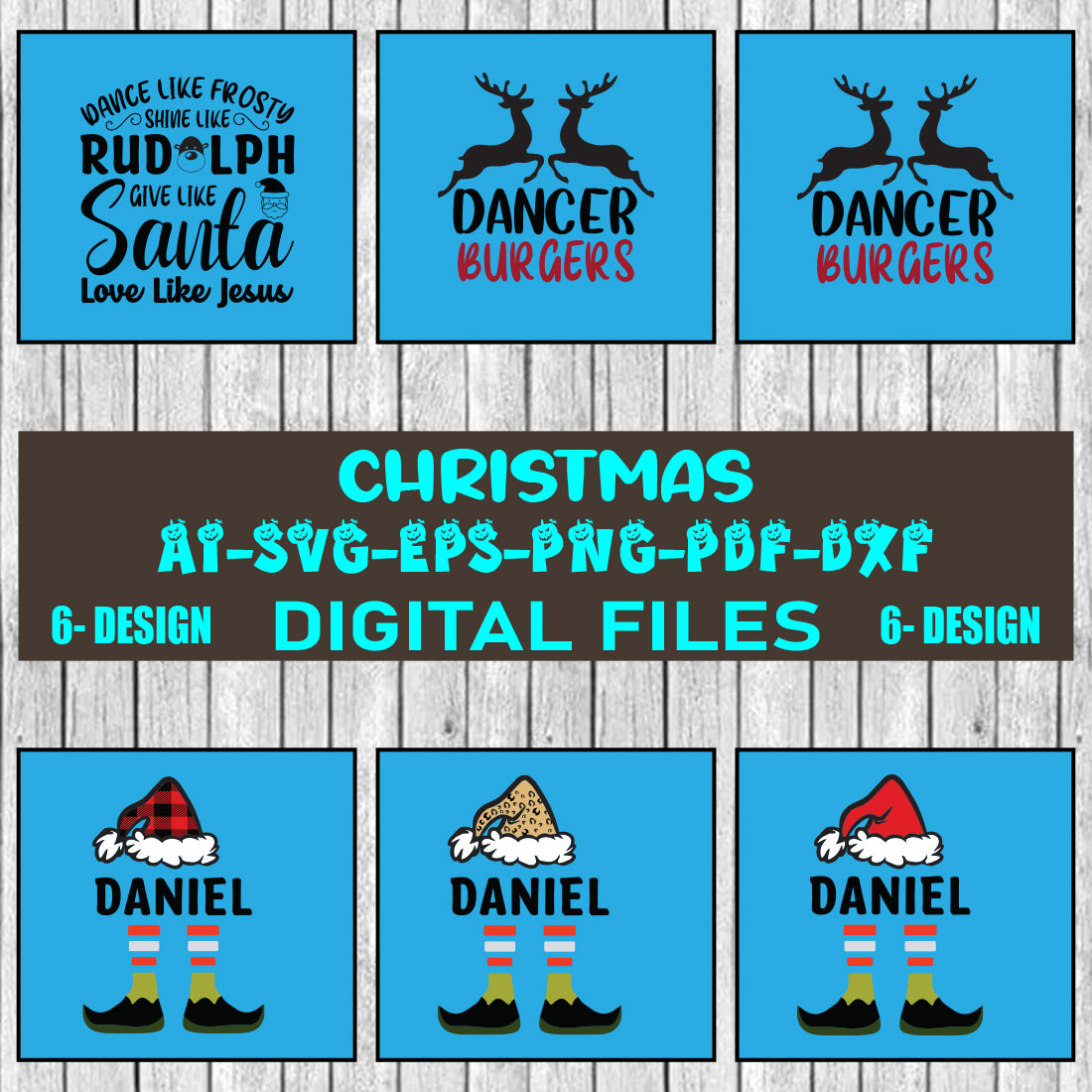 Christmas SVG Design Bundle Vol-36 cover image.