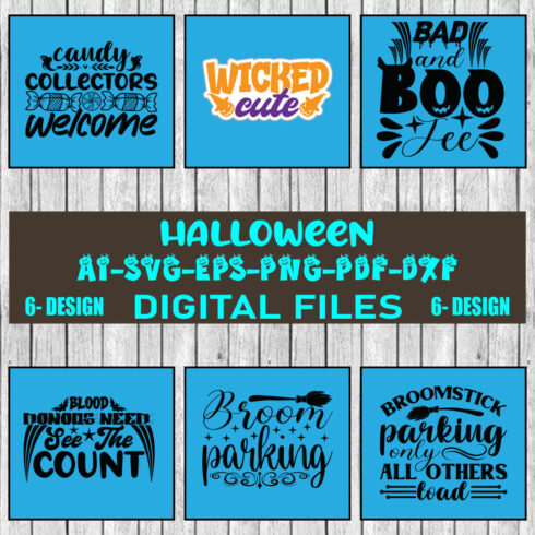 Halloween SVG Design Bundle Vol-35 cover image.