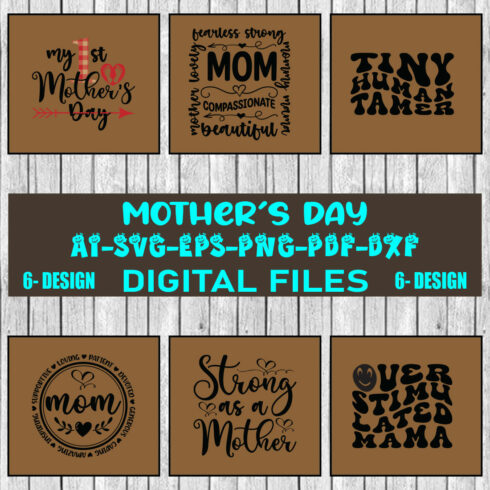Mothers Day SVG Bundle, mom life svg, Mother's Day, mama svg, Mommy and Me svg, mum svg, Vol-05 cover image.