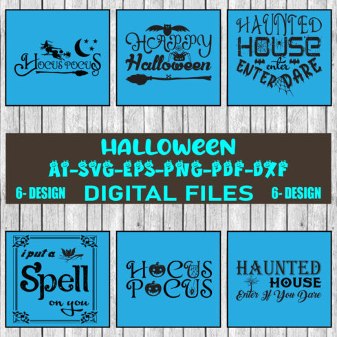 Halloween SVG Design Bundle Vol-14 cover image.
