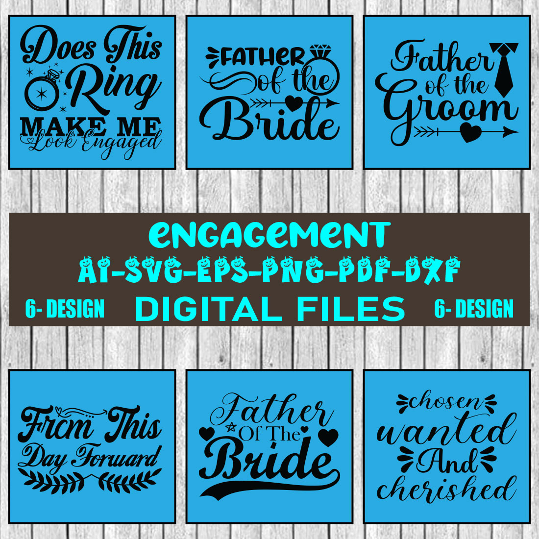 Engagement SVG Design Bundle Vol-04 cover image.