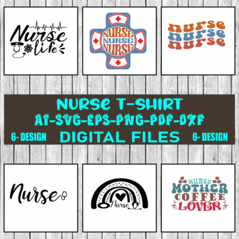 Nurse T-shirt Design Bundle Vol-04 cover image.