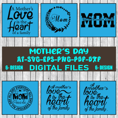 Mother's Day SVG Design Bundle Vol-05 cover image.