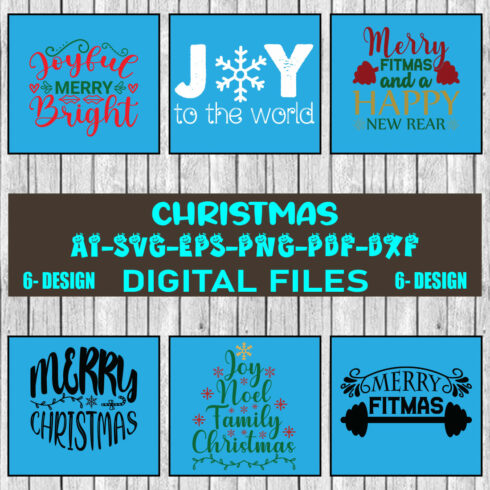 Christmas SVG Design Bundle Vol-51 cover image.