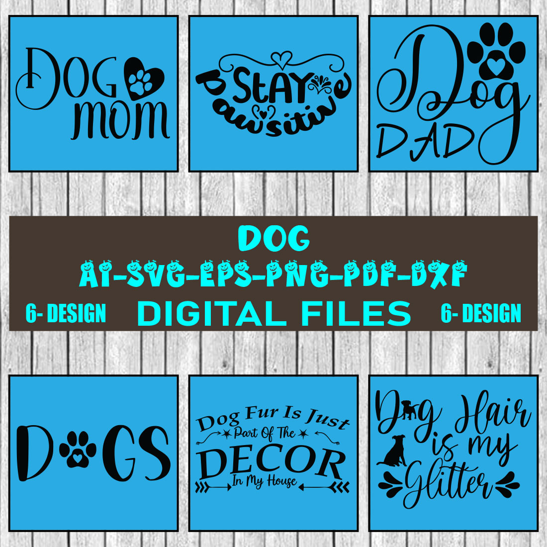 Dog svg bundle hand drawn dog mom svg paw svg dog lover svg fur mom svg pawsitive svg puppy svg dog sayings svg Vol-04 cover image.