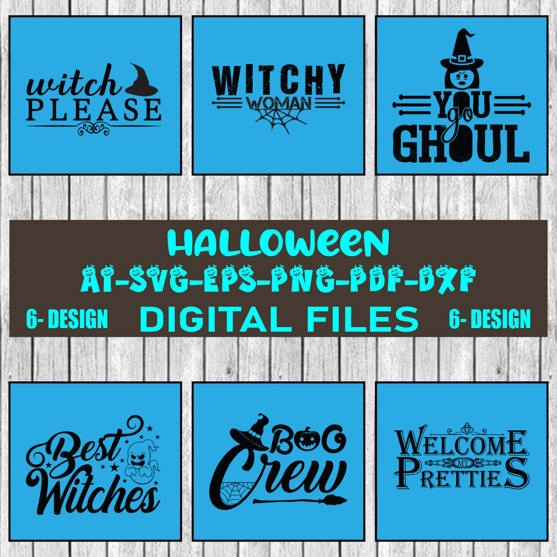 Halloween SVG Design Bundle Vol-21 cover image.