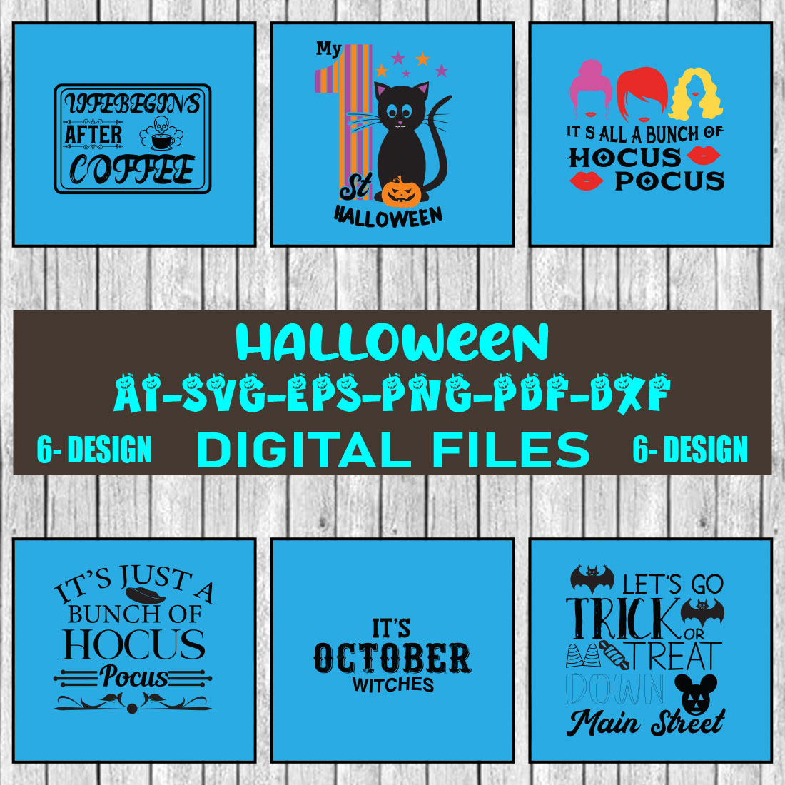 Halloween SVG Design Bundle Vol-19 cover image.