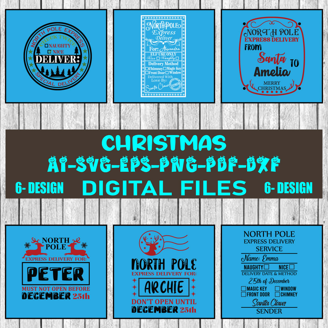 Christmas SVG Design Bundle Vol-85 cover image.