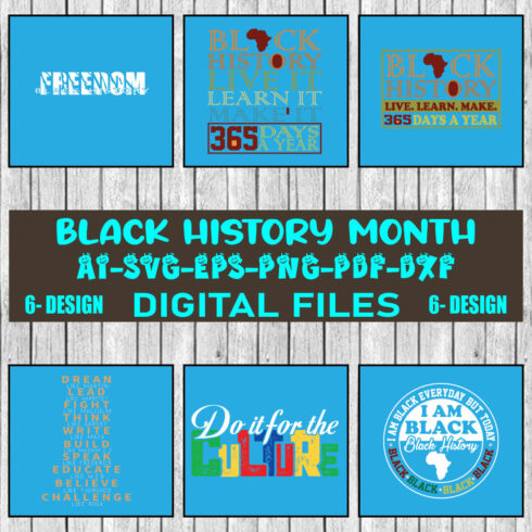 Black History Month Bundle SVG Files Vol-02 cover image.