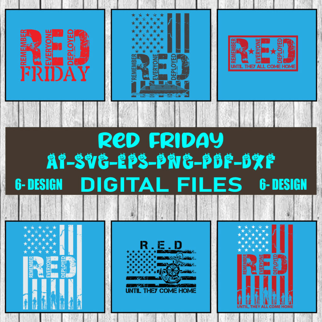Red Friday Bundle SVG Files Vol-03 - MasterBundles