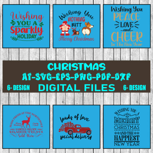 Christmas SVG Design Bundle Vol-73 cover image.