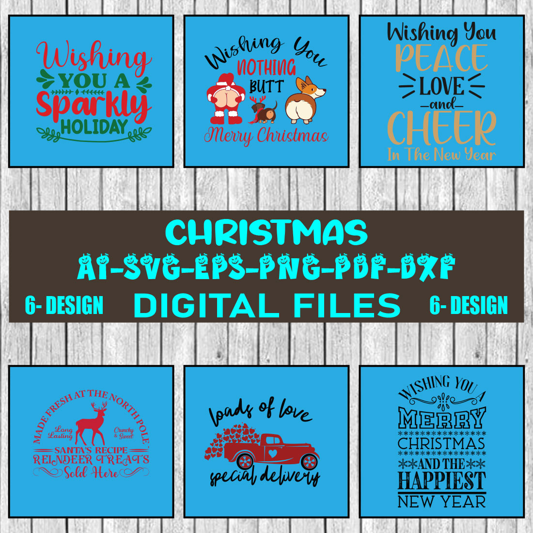 Christmas SVG Design Bundle Vol-73 cover image.