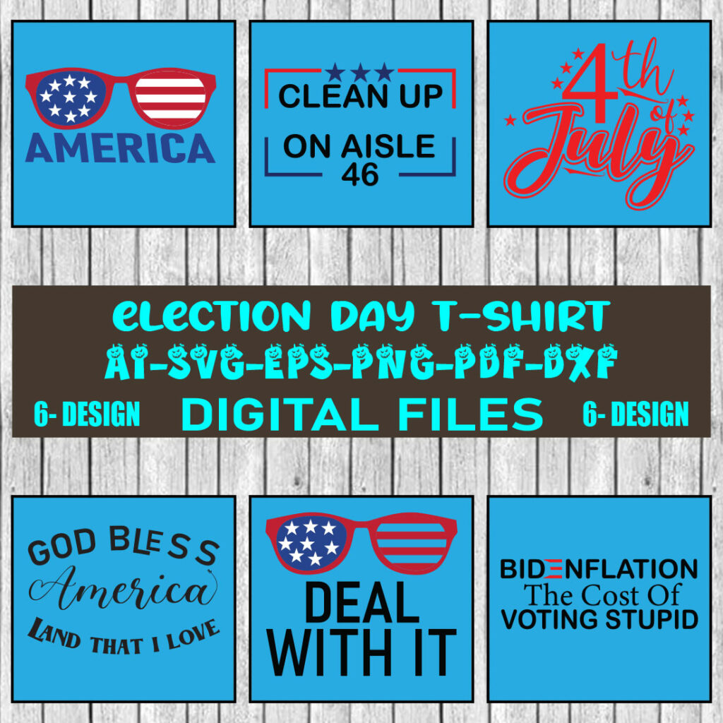 Election day T-shirt Design Bundle Vol-1 - MasterBundles
