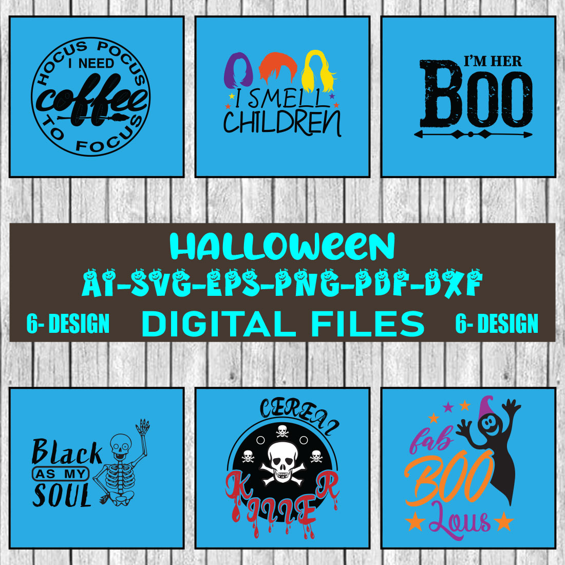 Halloween SVG Design Bundle Vol-18 cover image.