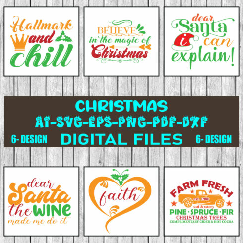 Christmas SVG Bundle Merry Christmas Svg Christmas Svg Christmas Ornaments svg Winter Svg Funny Christmas Bundle svg Vol-33 cover image.