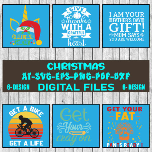 Christmas SVG Design Bundle Vol-13 cover image.