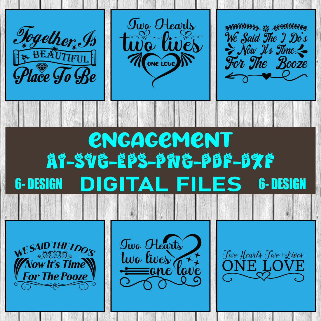 Engagement SVG Design Bundle Vol-13 cover image.