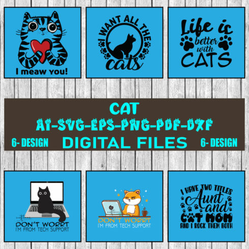 Cat Bundle SVG Files Vol-04 cover image.