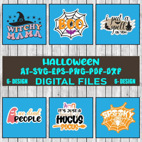 Halloween SVG Design Bundle Vol-33 cover image.