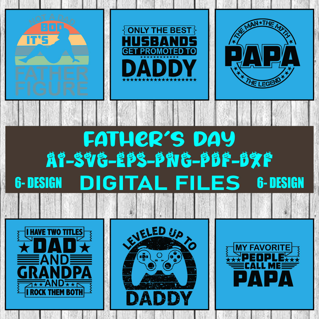 Father Day SVG Design Bundle Vol-04 cover image.