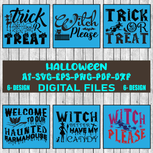 Halloween SVG Design Bundle Vol-16 cover image.