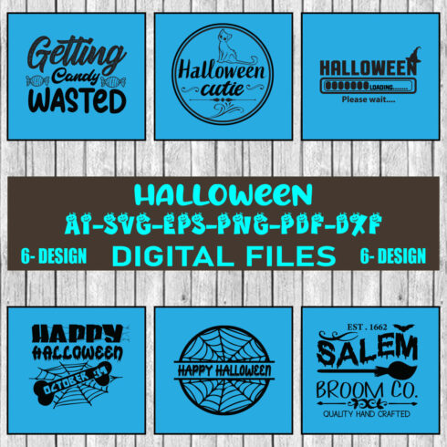 Halloween SVG Design Bundle Vol-02 cover image.