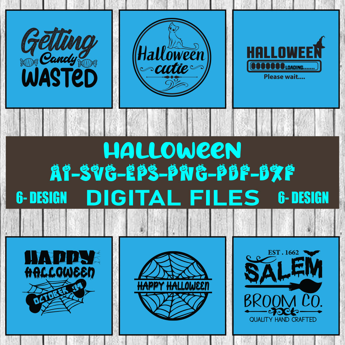 Halloween SVG Design Bundle Vol-02 cover image.