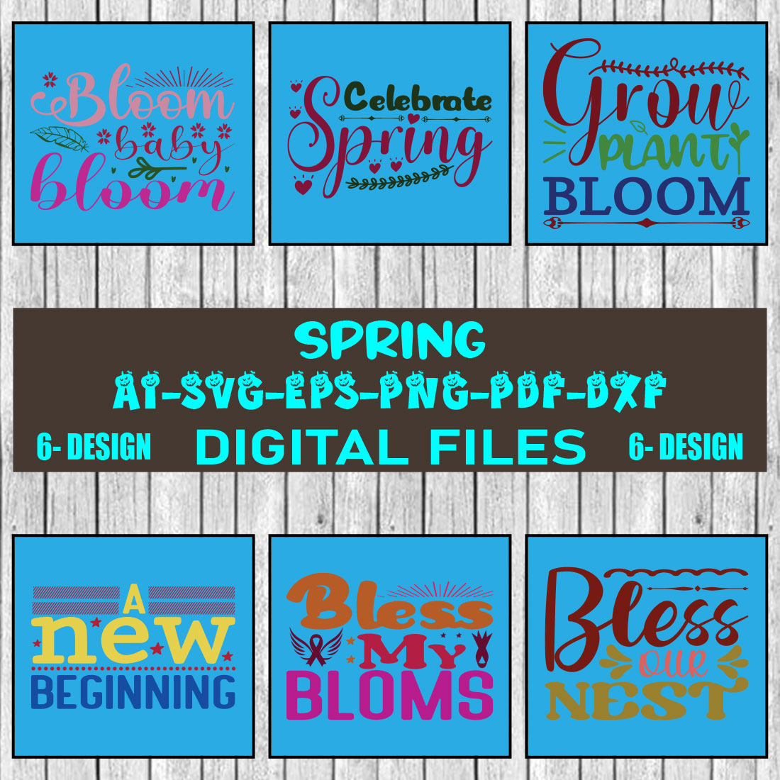 Spring Bundle SVG Files Vol-01 cover image.